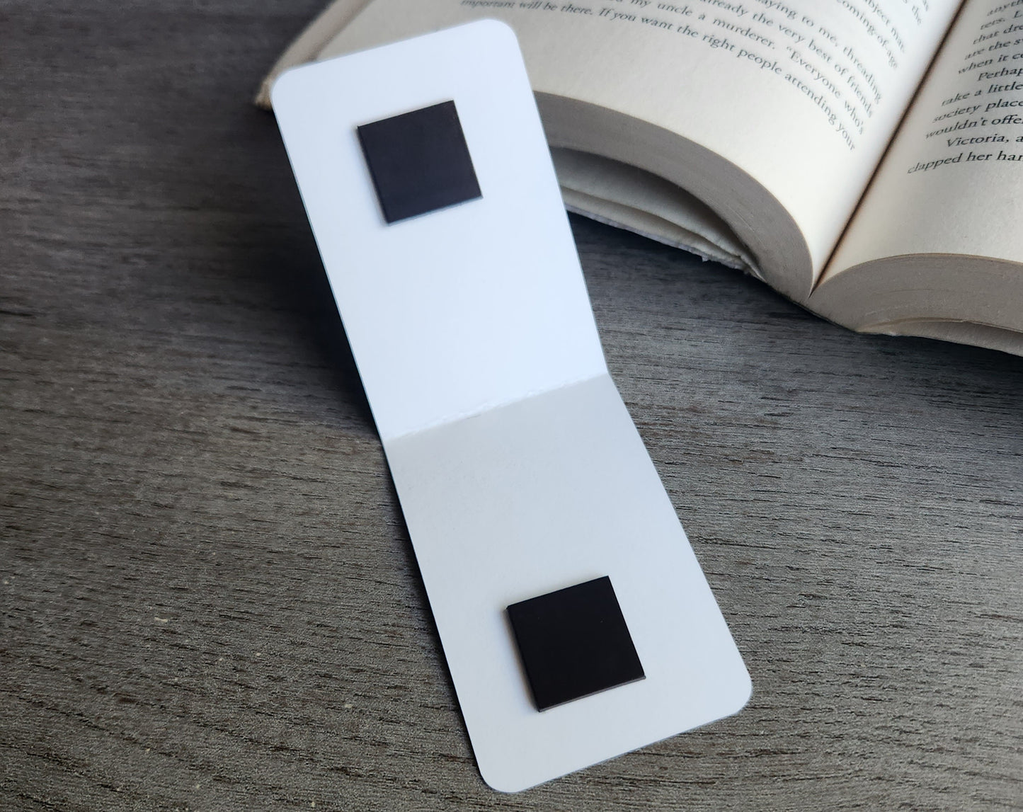 Floral magnetic bookmark, book lover gift, reading, bookish, springtime bookmark magnet, book accessories, flowers, stocking stuffer