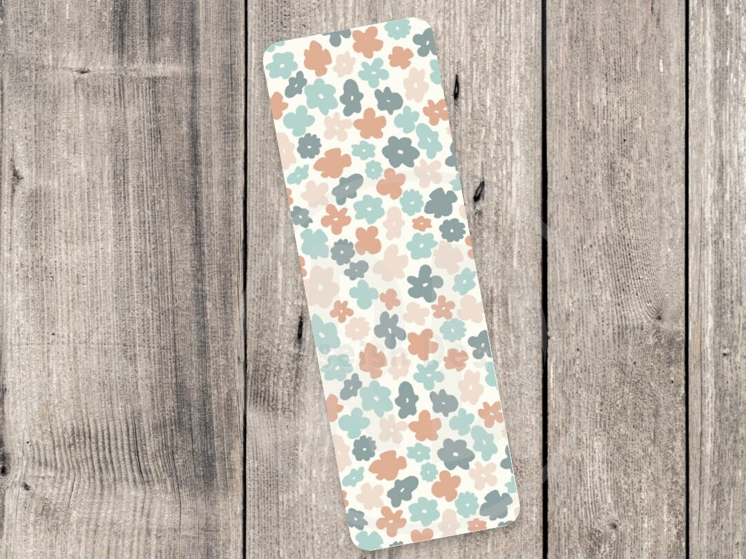 Floral bookmark, wildflowers, book lover gift, bookish stocking stuffer, neutral, bookworm, boho