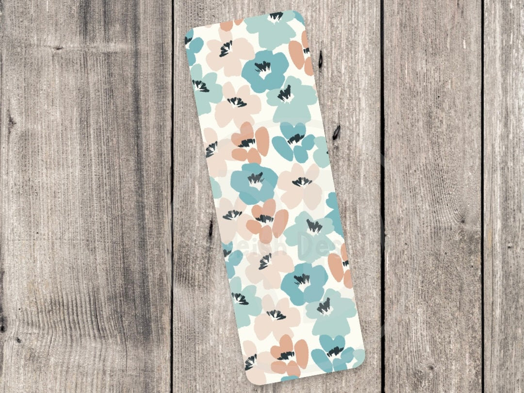Floral bookmark, wildflowers, book lover gift, bookish stocking stuffer, neutral, bookworm, boho