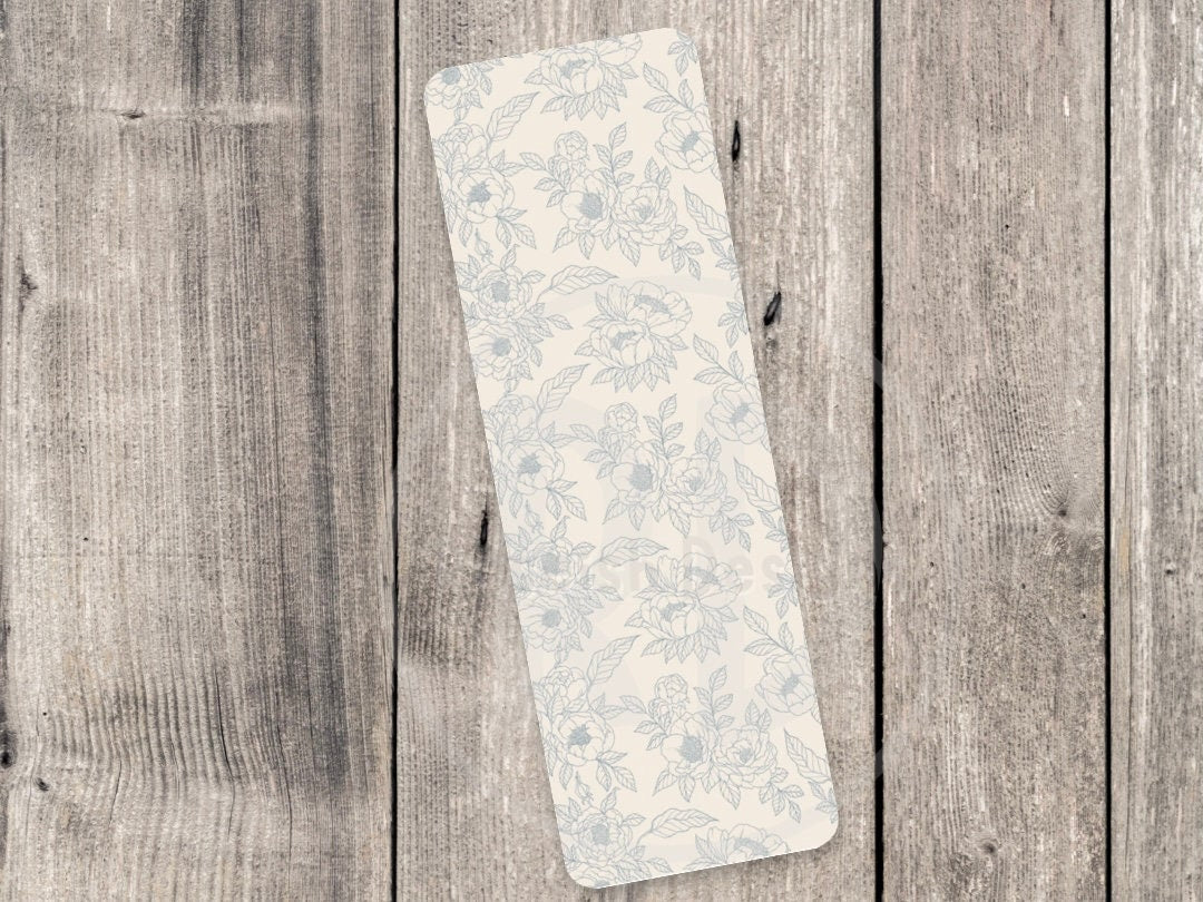 Floral bookmark, wildflowers, book lover gift, bookish stocking stuffer, neutral, bookworm, vintage
