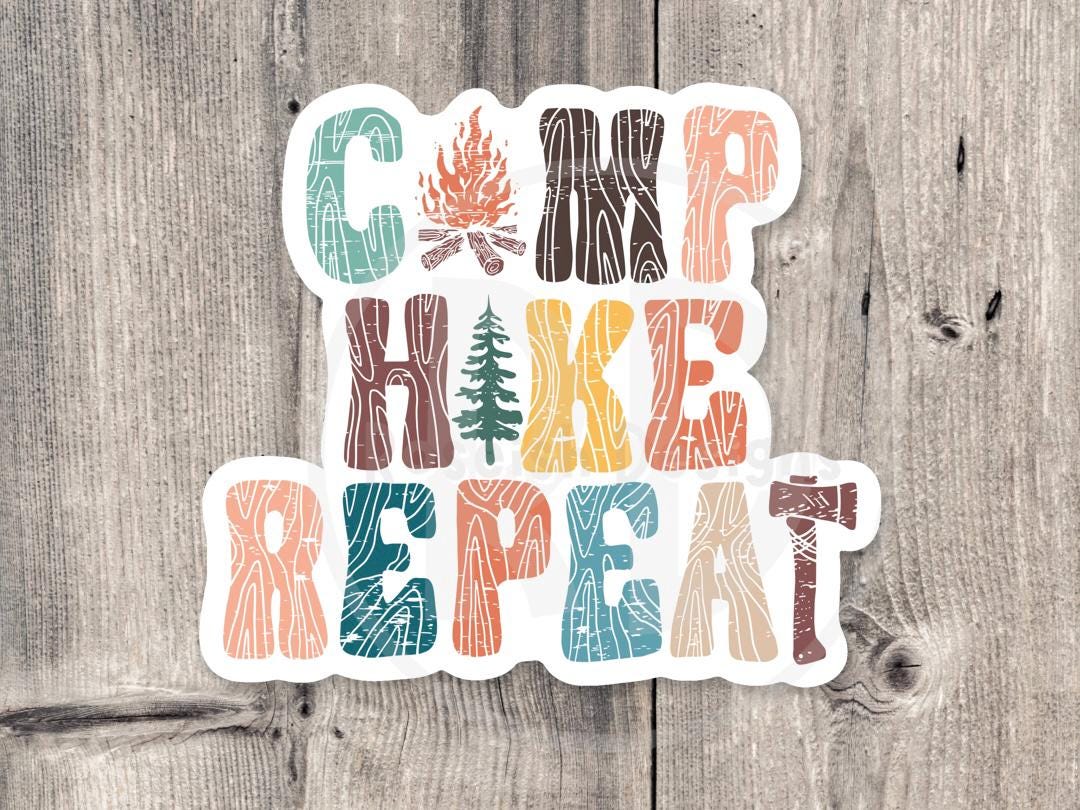 Life is a Journey, Adventure sticker, outdoorsy gifts, hiking stickers, camping life, travel stickers, water bottle stickers