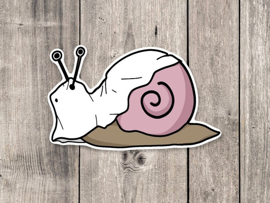 Halloween snail sticker, Halloween stickers, funny animal stickers, ghost animals, for water bottles, cute spooky stickers, cute snail