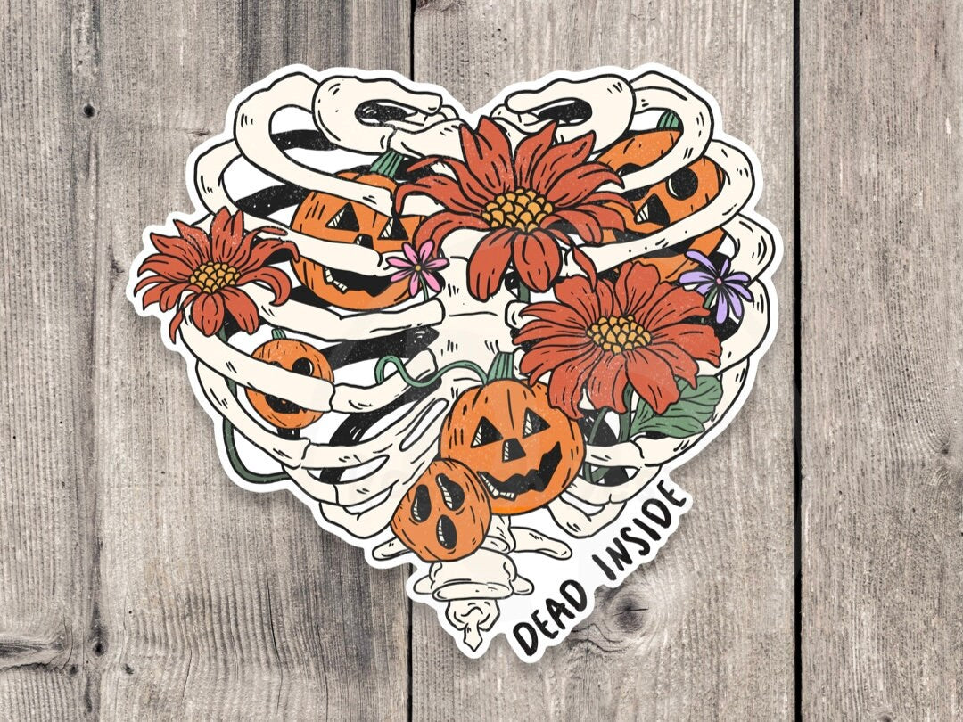 Dead Inside Spooky - Vinyl Sticker