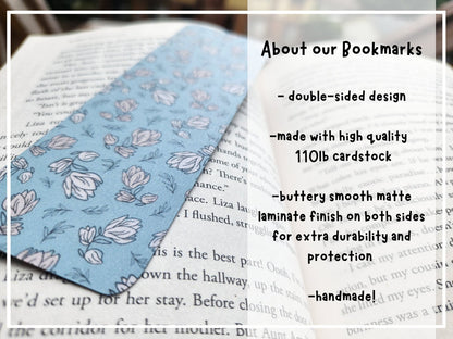 Cute Halloween Bookmark Spooky Book Lover Gift Reading Bookish Spooky Book Accessories Fall Bookmarks Bats and Pumpkins Double-Sided