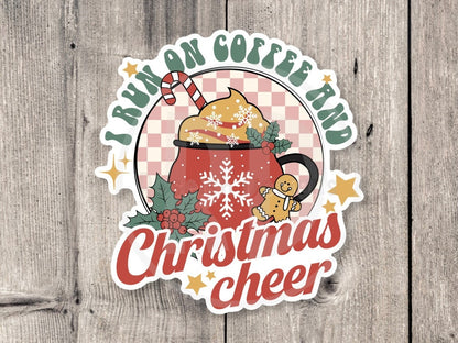 Christmas Cheer Quote Holiday Seasonal - Vinyl Sticker