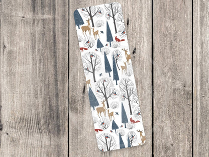 Cute Christmas Bookmark - Winter Animal Book Lover Gift