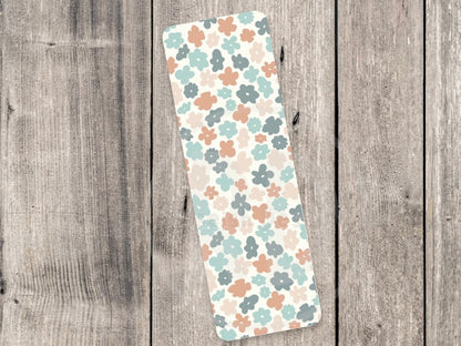 Floral bookmark, wildflowers, book lover gift, bookish stocking stuffer, neutral, bookworm, boho
