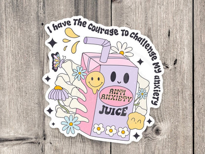 Anti-Anxiety Juice Mental Health - Vinyl Sticker