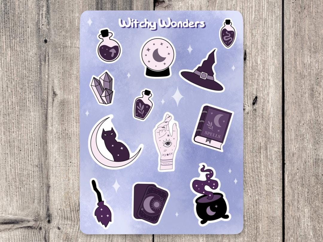 Witchy Sticker Sheet
