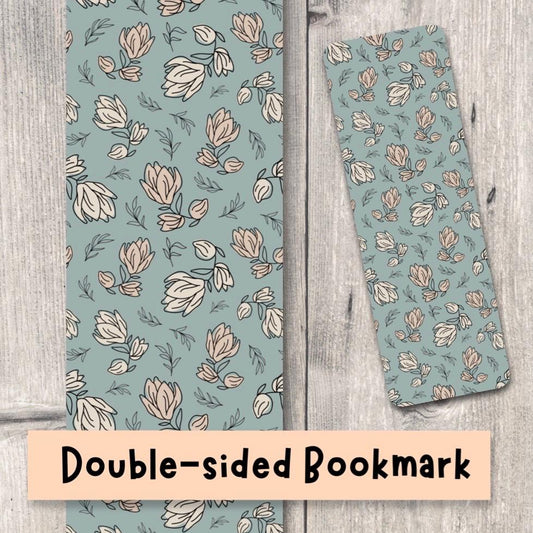 Floral bookmark, wildflowers, book lover gift, bookish stocking stuffer, neutral, bookworm, vintage