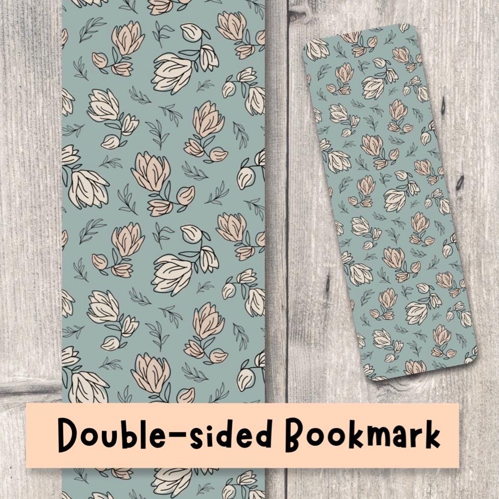 Floral bookmark wildflowers book lover gift bookish stocking stuffer neutral bookworm vintage