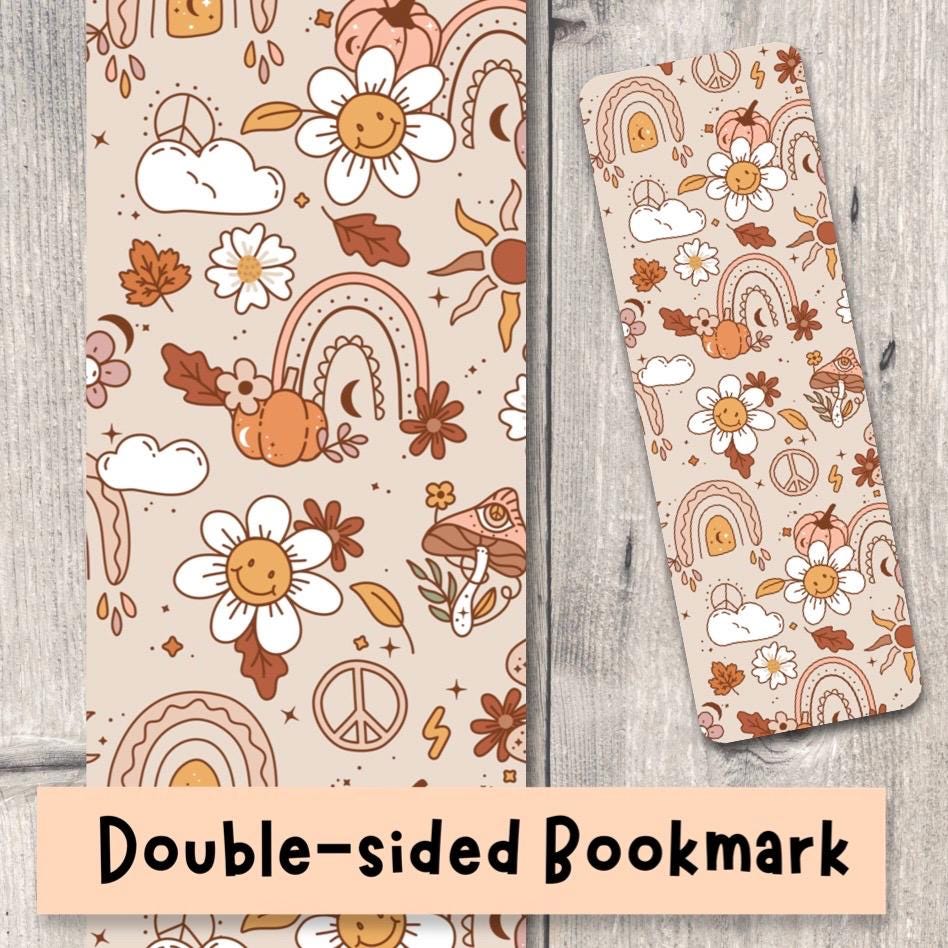 Retro Floral Bookmark - Groovy Book Lover Gift