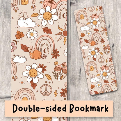 Retro Floral Bookmark - Groovy Book Lover Gift