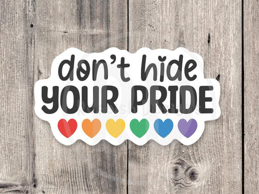 Don't Hide Your Pride - Vinyl Sticker