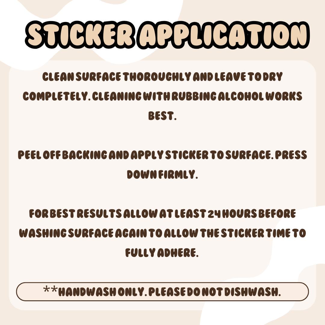 Funny Raccoon Trash Panda with Marshmallows - Vinyl Sticker