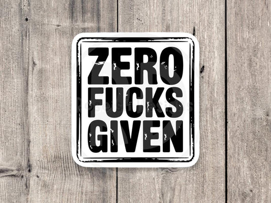 Funny Offensive Water Bottle Sticker: Sarcastic Mature Gift