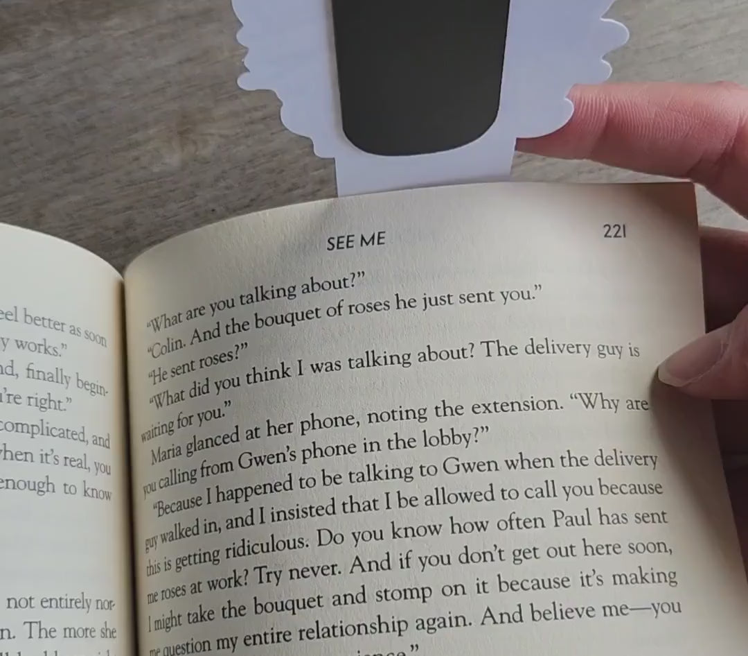 Cats and books magnetic bookmark, book lover gift, reading, bookish, cute cat bookmark magnet, book accessories